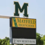 Mayfield High School Marquee Lighting